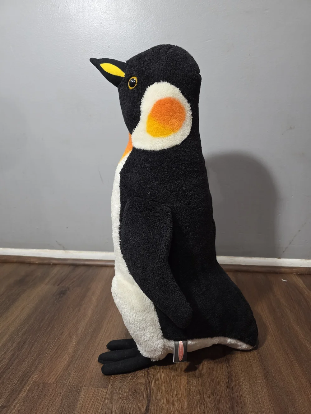 Plush Penguin Toy - Black and White Soft Stuffed Penguin